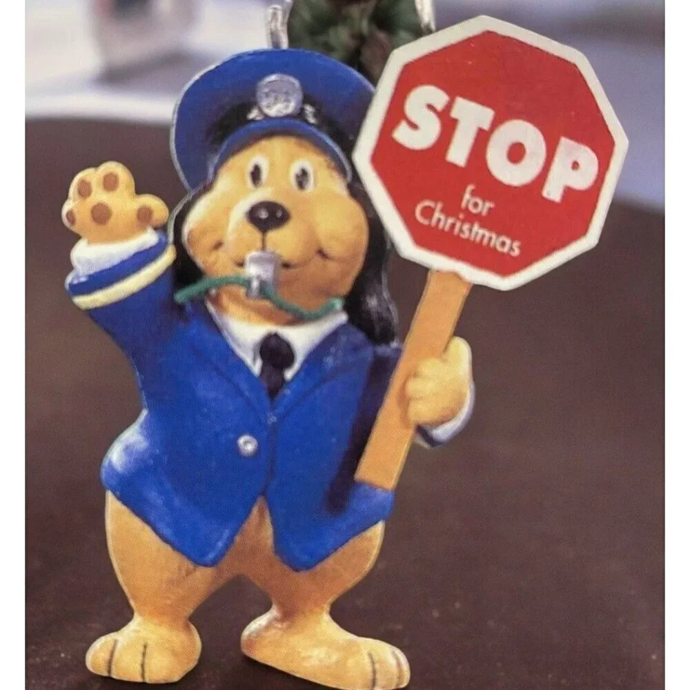 Vintage Retired Collectible Hallmark Keepsake Ornament 1994 Holiday Patrol NEW